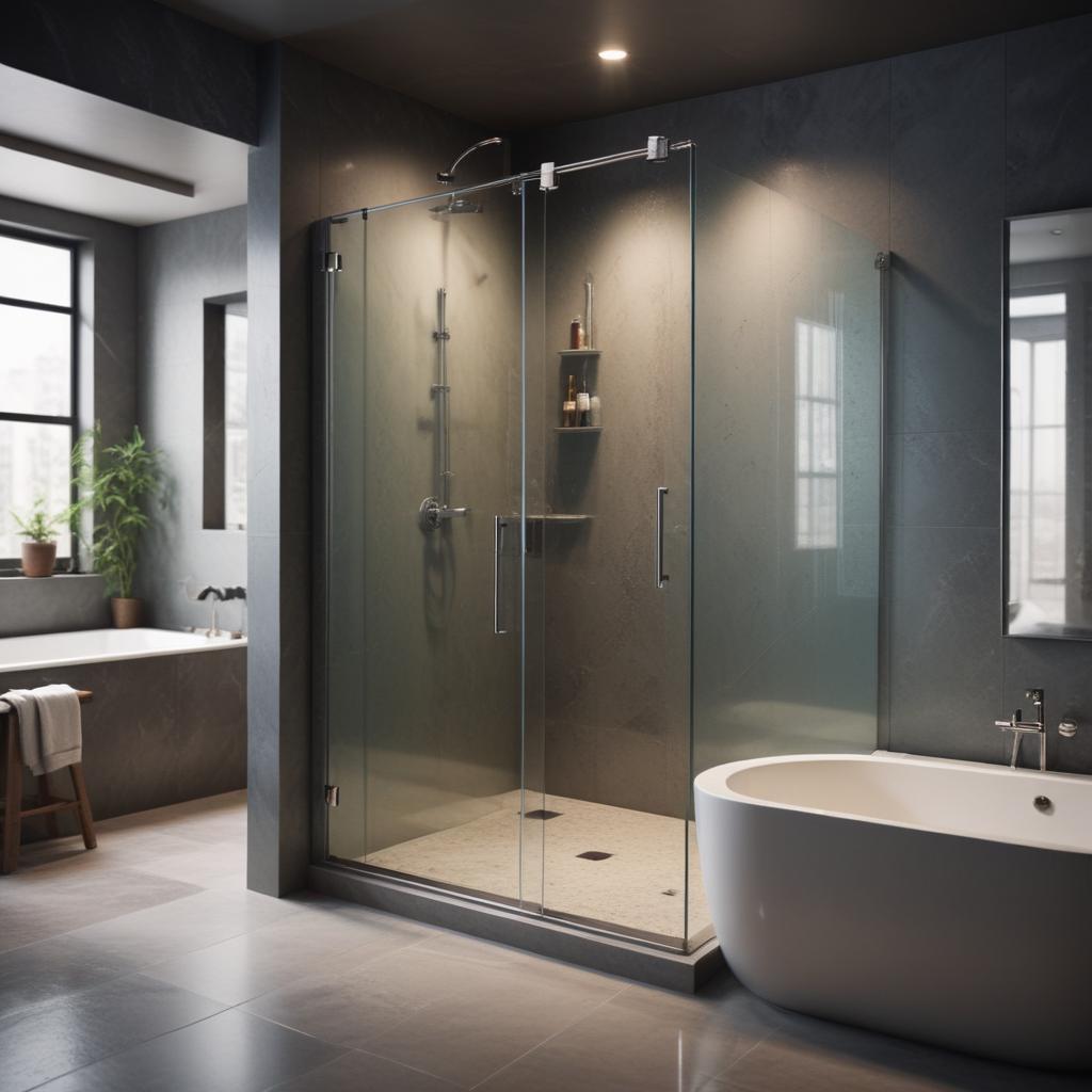 Изготовление стеклянных душевых ограждений: технологии материалов и особенности монтажа